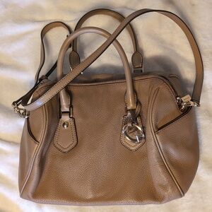 Michael kors leather satchel